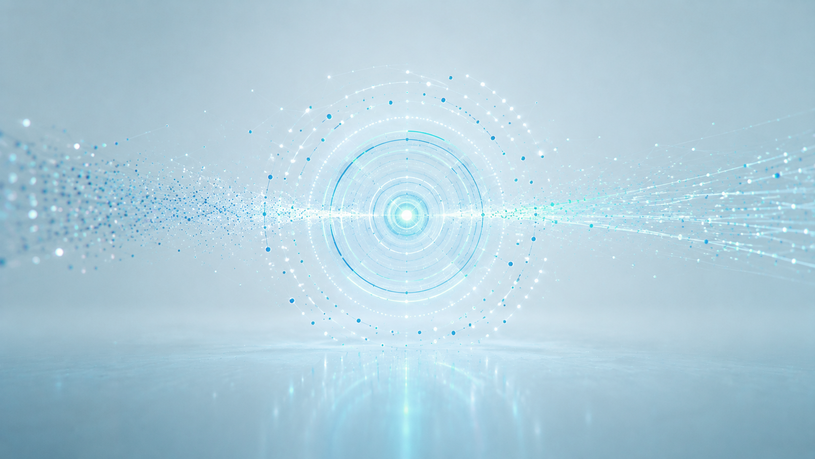 Concentric validation ring of blue light